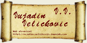 Vujadin Veličković vizit kartica